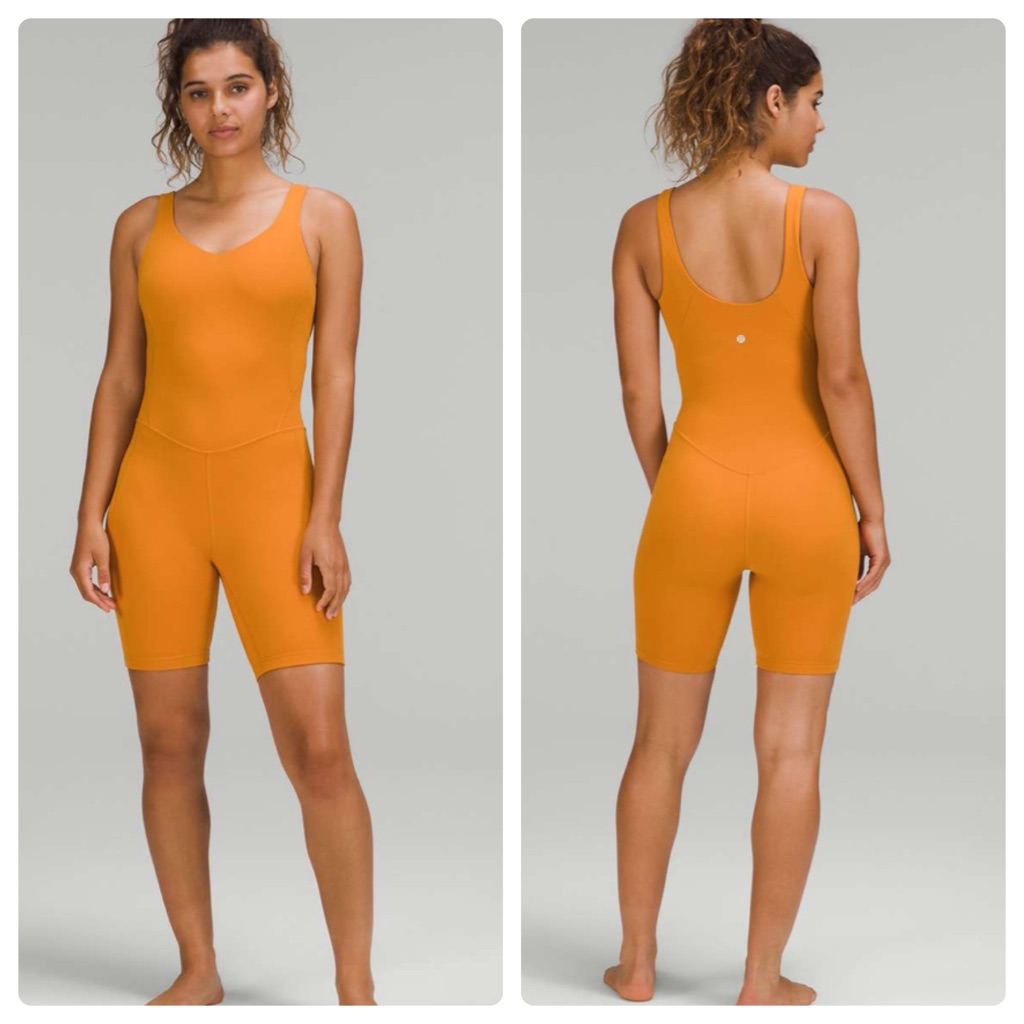 Lululemon Align Onesie 8" Autumn Orange